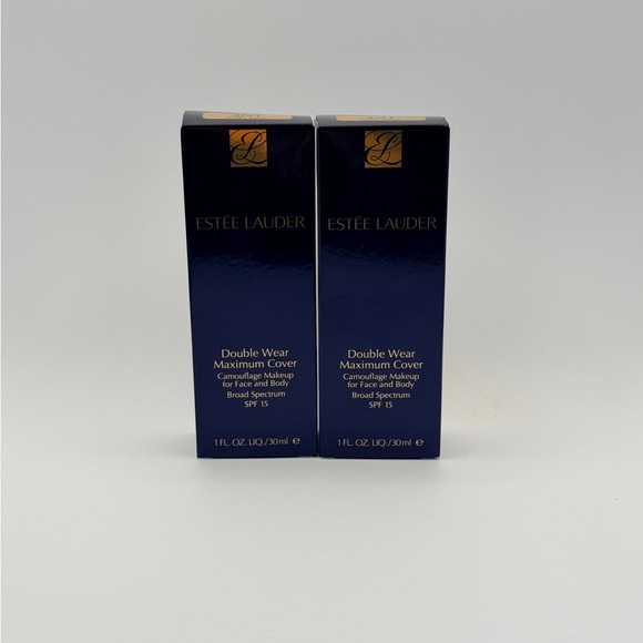 Estée Lauder Double Wear Maximum Cover camouflage make up authentic 2 pack new